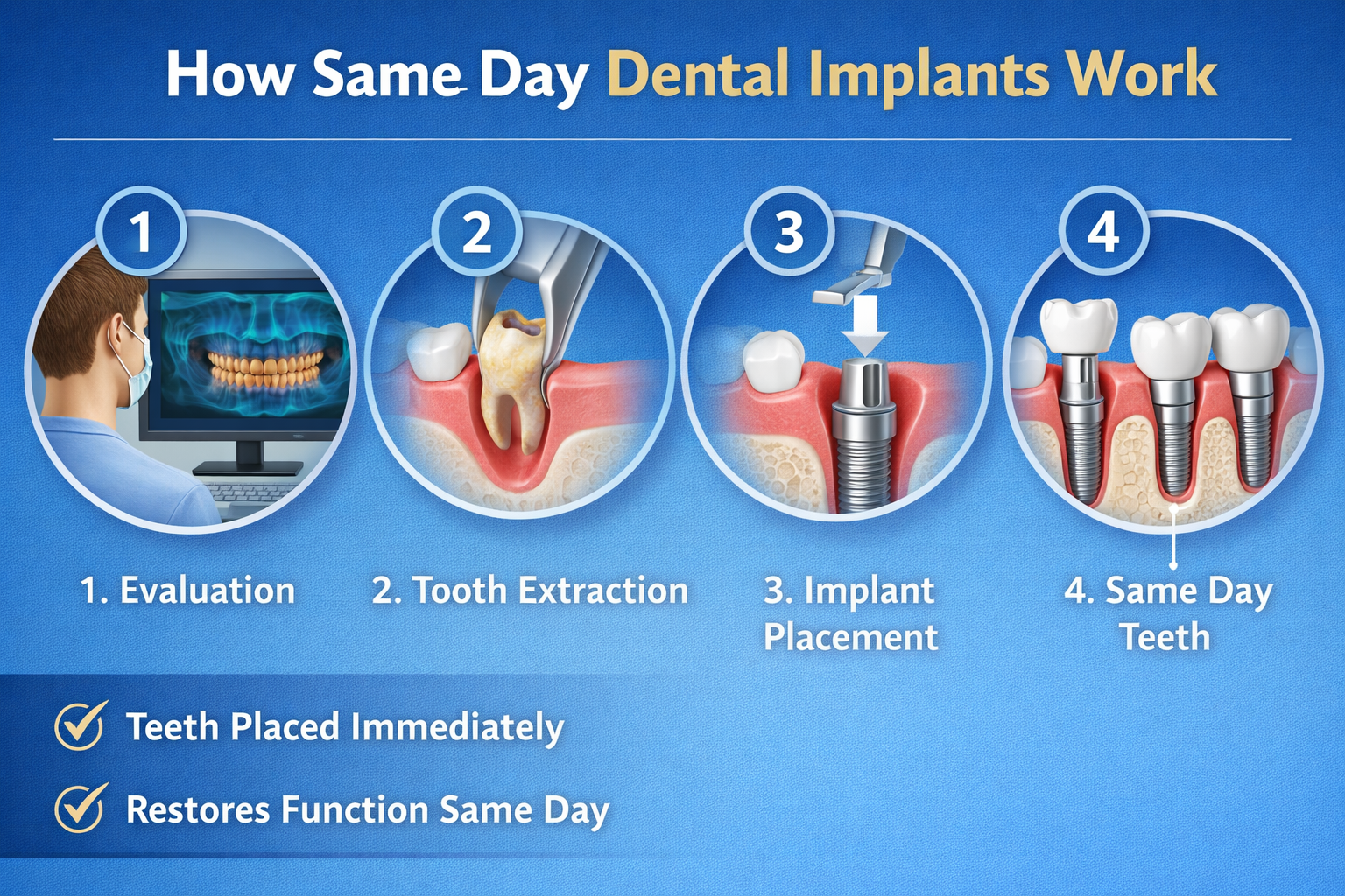 Same Day Dental Implants Work