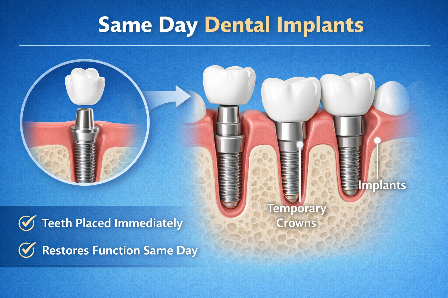 Same Day Dental Implants